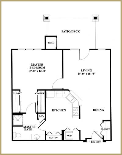 Redstone Village independent living floor plan - Farley